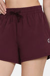 Zelocity Quick Dry Gym Straight Fit Shorts - Windsor Wine — thumbnail 5